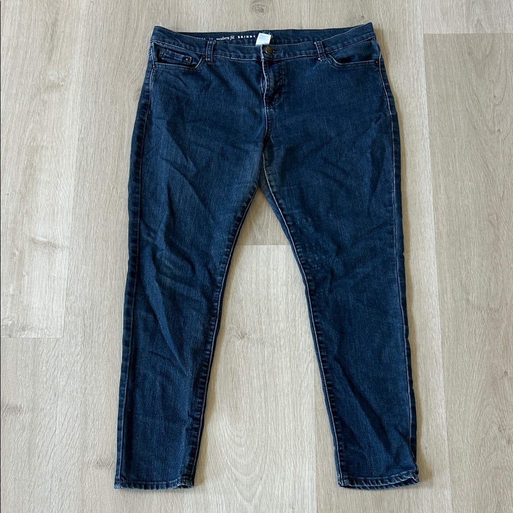 dressbarn Dark Blue Skinny Jeans